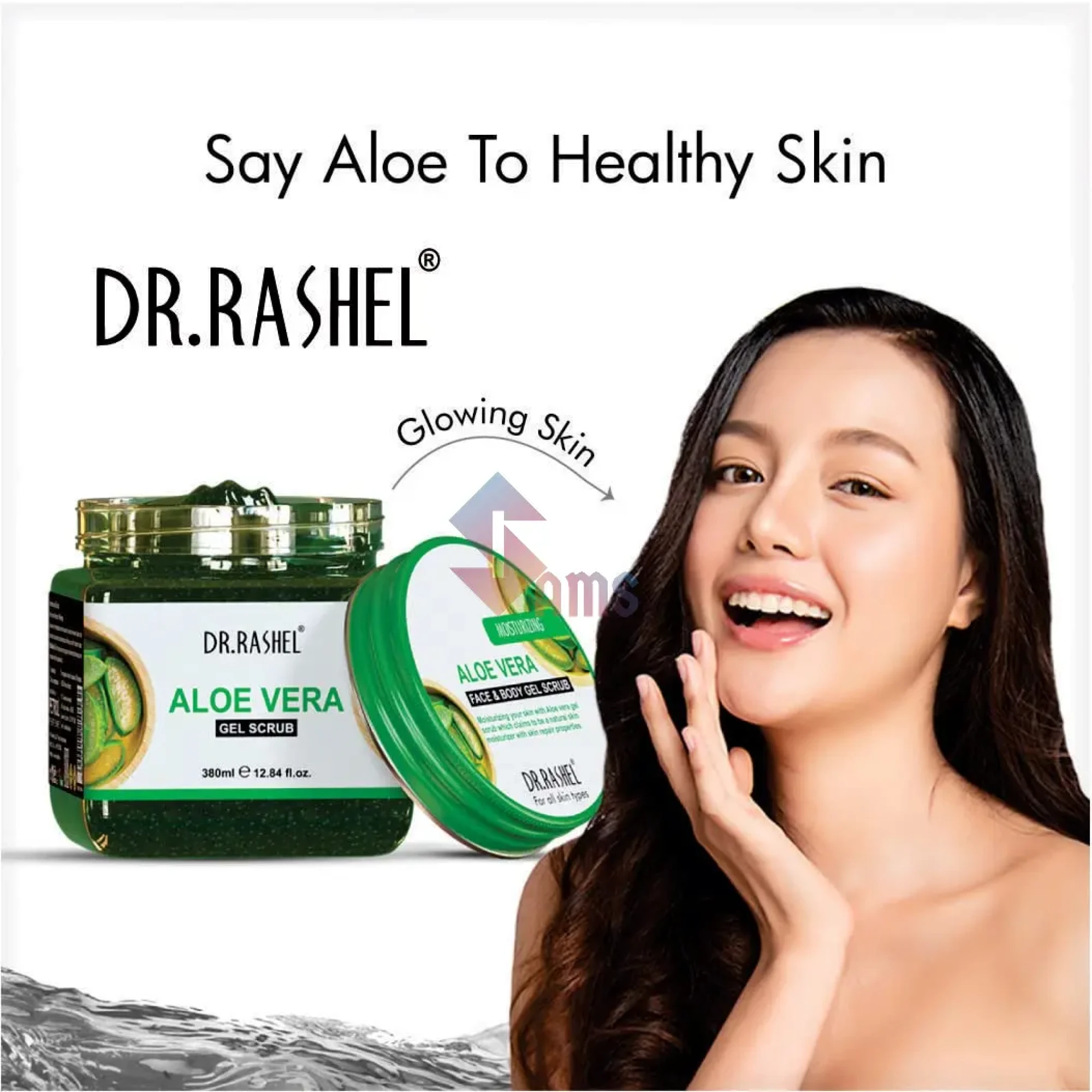 Dr rashel aloe vera gel scrub1.webp